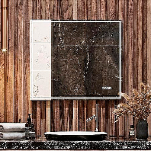 Зеркало с подсветкой Velvex Klaufs 80 см с сенсорным управлением - фото 2