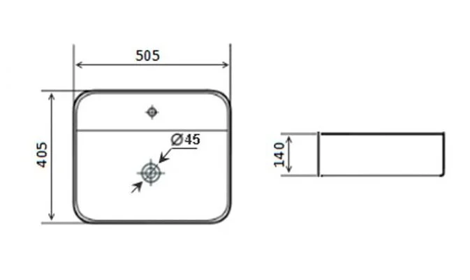 Раковина Timo Inari 50.5 см белая, накладная - фото 2