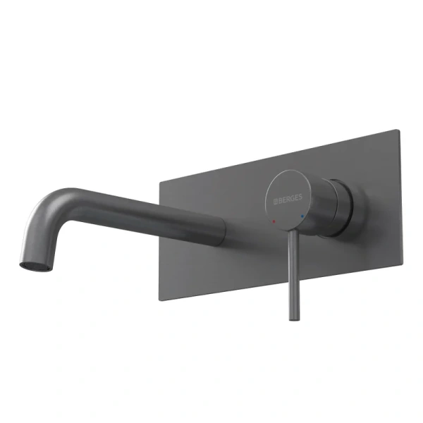 Смеситель для раковины Berges Ventas R оружейная сталь - фото 4