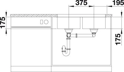 Мойка для кухни Blanco Supra 340/340-U - фото 2
