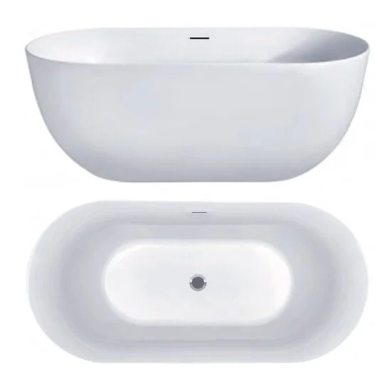 Ванна акриловая Hatria BT_01 170 х 78 см, белый глянцевый, Y7AX01 - фото 1