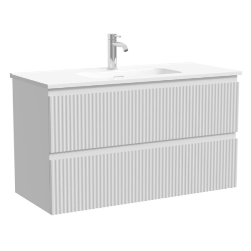 Тумба под раковину подвесная Sancos Snob R 90 см bianco