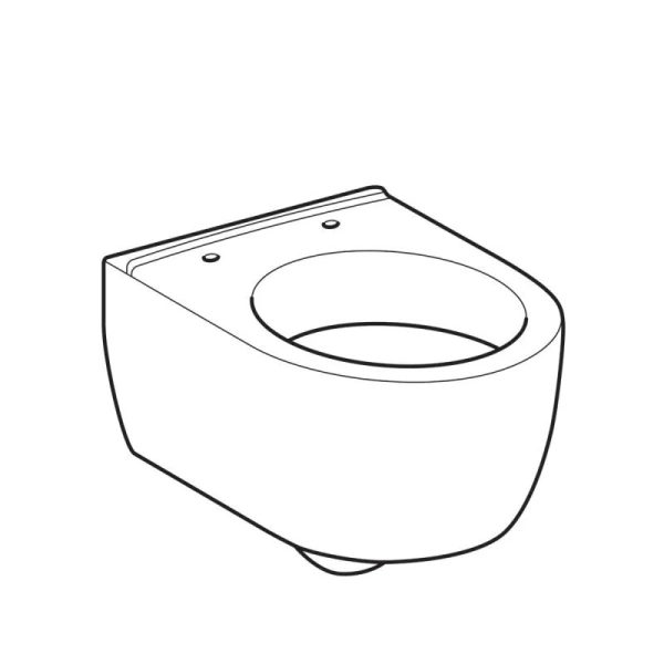 Унитаз подвесной Geberit iCon безободковый, безободковые, сиденье с микролифтом  - фото 5