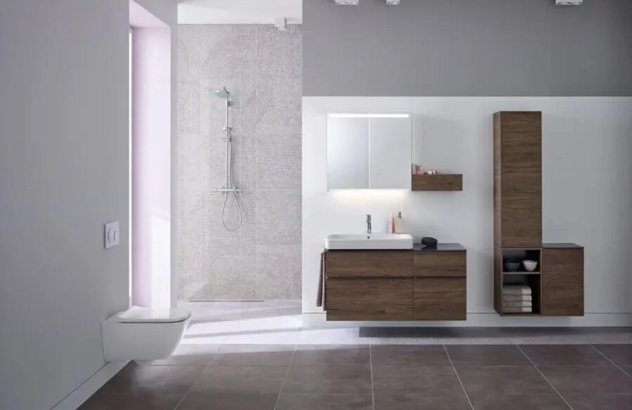 Тумба под раковину подвесная Geberit Smyle Square 60 см пекан index_1 - фото 10