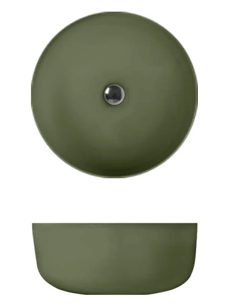 Раковина Kerasan Nolita 40 см Verde Muschio - фото 3