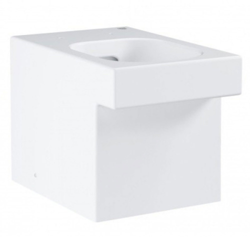 Унитаз напольный приставной безободковый Grohe Cube Ceramic 3948500H - фото 1