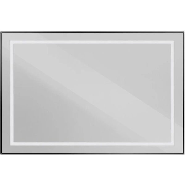Зеркало с подсветкой BelBagno Kraft 120 см черное - фото 1