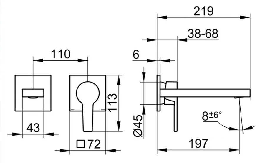 Смеситель для раковины Keuco  Edition 11 51116 010200 - фото 2