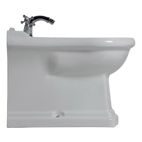 Биде напольное Kerasan Retro с одним отверстием под смеситель, классические, ретро - фото 2