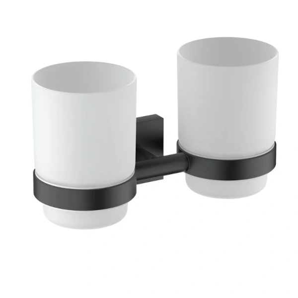 Стакан для ванной Timo Selene черный - фото 1