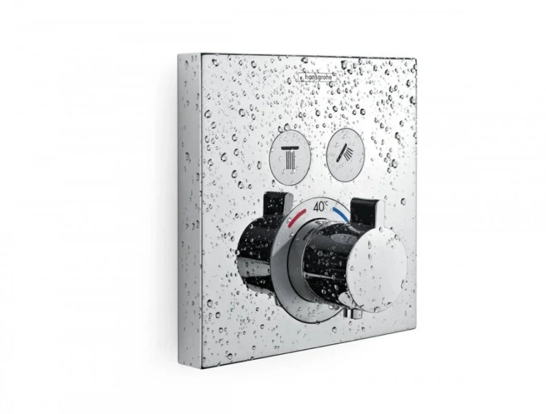 Смеситель для душа Hansgrohe ShowerSelect на 2 потребителя, белая - фото 1