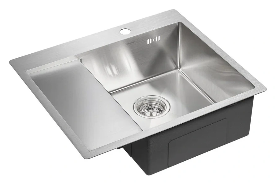Мойка для кухни Paulmark Flank PM225951 59 см с крылом - фото 3