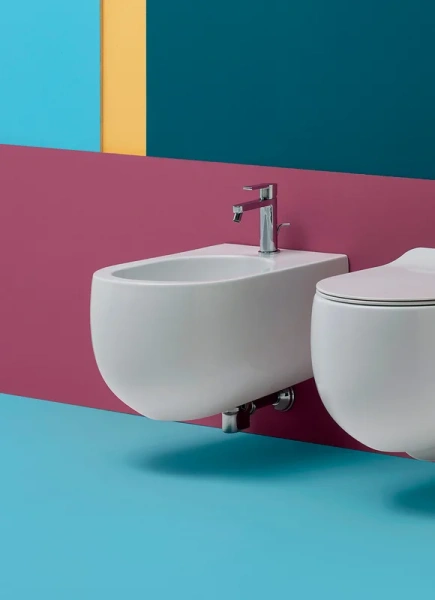 Биде подвесное Kerasan Flo белое - фото 3