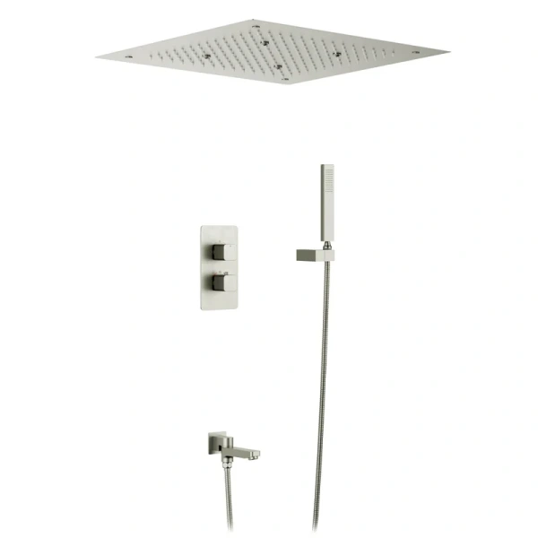 Душевой комплект Timo Petruma никель - фото 1