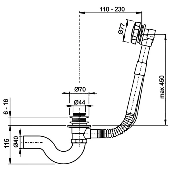 Слив перелив Timo - фото 2