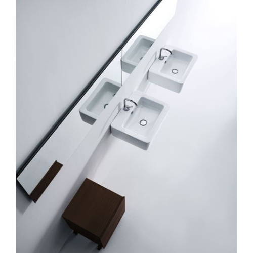 Раковина с одним отверстием под смеситель Kerasan Ego 324101*1 - фото 4