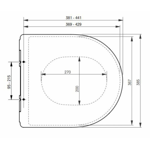 Крышка-сидение с микролифтом TOTO RP белая - фото 4