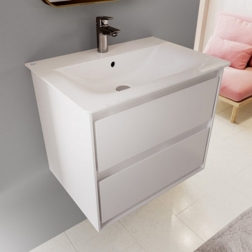 Тумба с раковиной подвесная Ideal Standard Connect Air E0818 60 см с 2-мя ящиками - фото 3