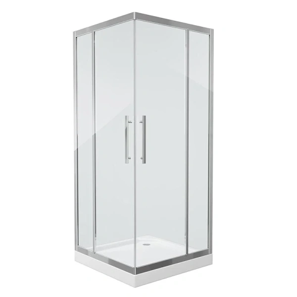 Душевой уголок Grossman Pragma 90х90 см серебро - фото 1