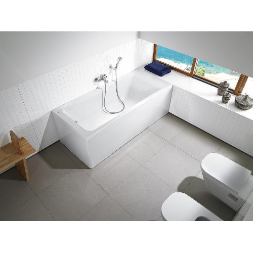 Ванна акриловая Roca Easy 180x80 см белая, белые - фото 8