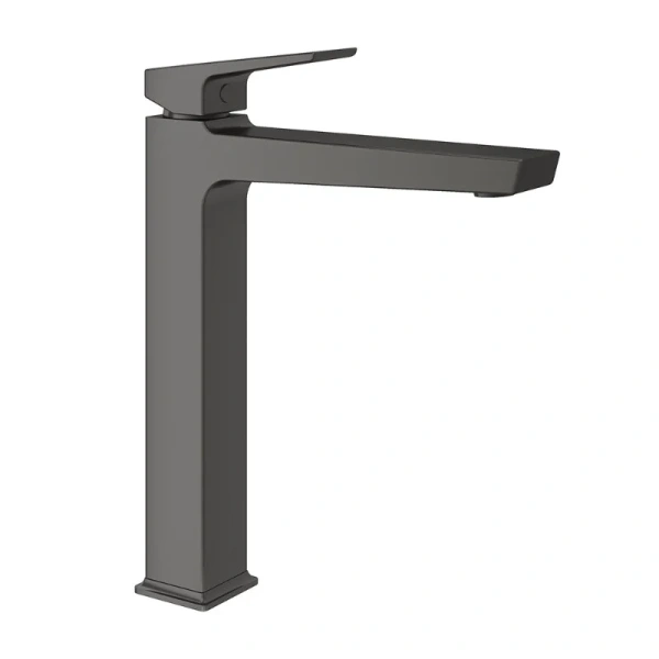 Смеситель для раковины Aqueduto Claro CLA0345, цвет вороненая сталь, gunmetal - фото 1