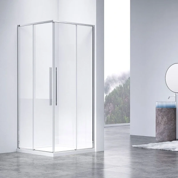 Душевой уголок Vincea Slim-N VSS-4SN8010CL 100х80 см раздвижные двери - фото 1