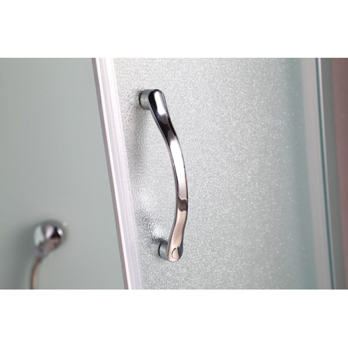 Душевая кабина, задняя стенка белая, стекло матовое, Erlit Comfort - фото 4