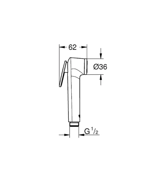 Гигиенический душ Grohe Tempesta-F 27512001 - фото 2