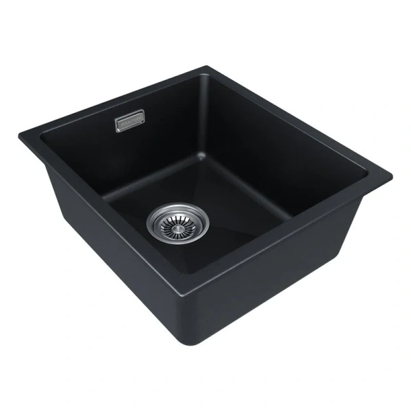 Мойка для кухни Paulmark Lumi 41 см черный металлик - фото 3