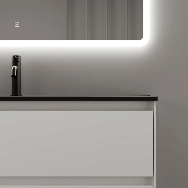 Тумба под раковину подвесная Sancos Cento 100 см белый глянец index_1 - фото 10