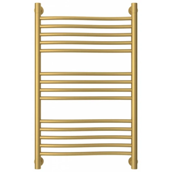 Полотенцесушитель водяной Сунержа Флюид+ 50х80 см золотой шелк, золото - фото 3