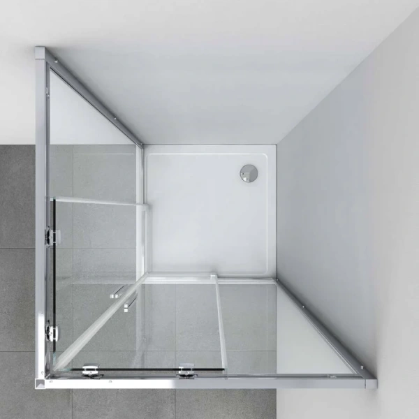 Душевой уголок Vincea Soft 100x100 см хром, прозрачные - фото 8