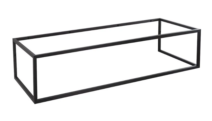 Консоль для раковины BelBagno Etna-Kraft 120 см черная матовая - фото 3