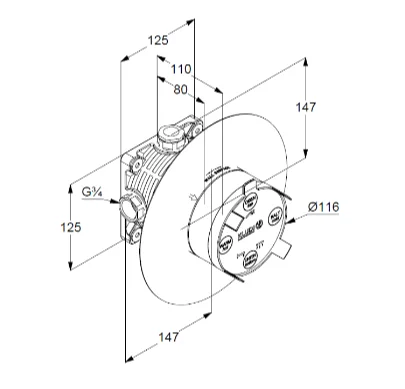 Душевой комплект Kludi Bozz белый, комплекты index_1 - фото 8
