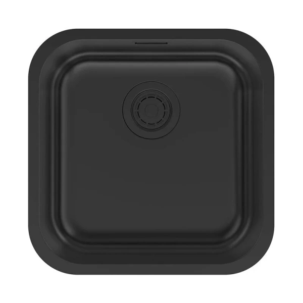 Мойка для кухни Paulmark Vello 44 см матовый черный - фото 1