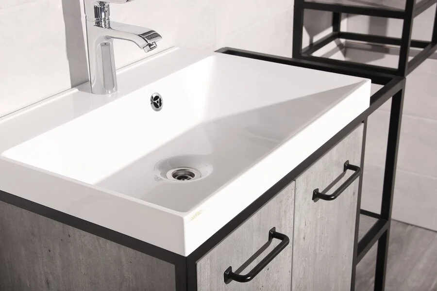 Тумба с раковиной напольная Style Line Лофт ЛС-000010019 80 см прямоугольная , комплект (набор) - фото 8