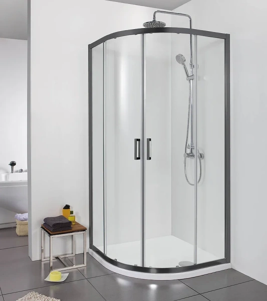 Душевой уголок Акватек AQ ARI RO 10020 100x100 см полукруглый