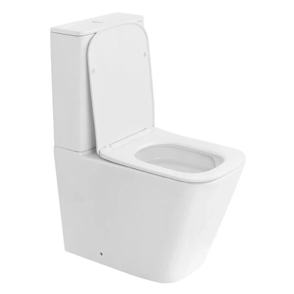 Унитаз компакт Abber Rechteck AC1210TM безободковый, с нижним подводом воды - фото 8