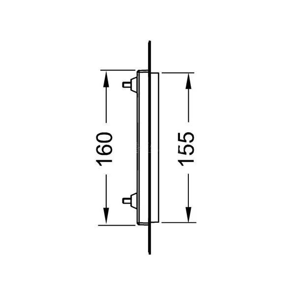 Монтажная рамка Tece TECEloop белая - фото 2