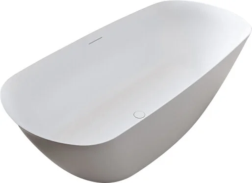 Ванна из искусственного камня Riho Bilo 165x77 см белая, отдельностоящие - фото 6