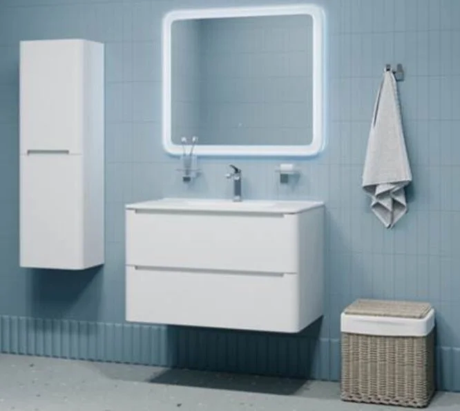 Шкаф-пенал подвесной IDDIS Edifice 35 см белый - фото 3