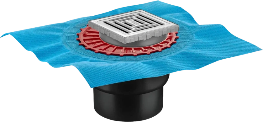 Душевой трап BERGES ZENTRUM Uno 10 см хром матовый - фото 1