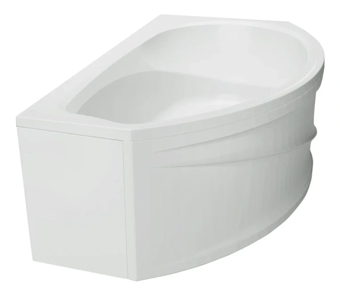 Ванна акриловая Poseidon Damelia 170 x 100 см, белая, левая/правая, белые - фото 7