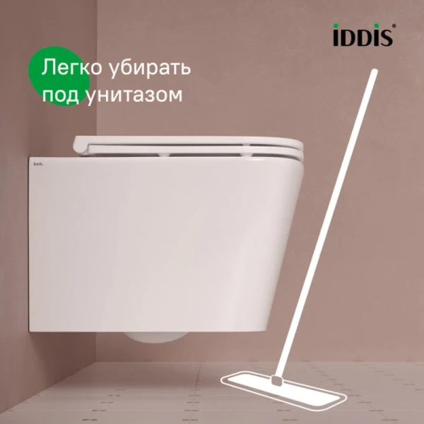 Унитаз подвесной IDDIS Bild белый index_1 - фото 10