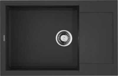 Мойка для кухни Omoikiri Sakaime 78-LB-BL 78 см черная - фото 1