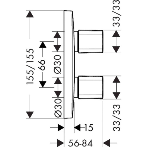 Переключатель для душа Hansgrohe PuraVida 15777 - фото 2