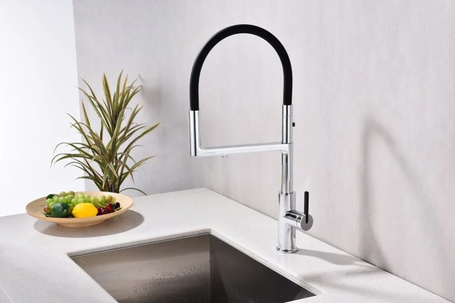 Смеситель для питьевой воды Paulmark Tornado хром, на мойку, на столешницу - фото 6