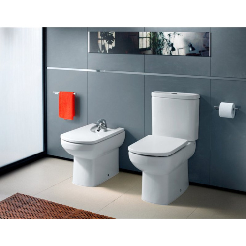 Унитаз компакт Roca Dama Senso подвод воды снизу, современные, hi-tech, прямоугольные - фото 4