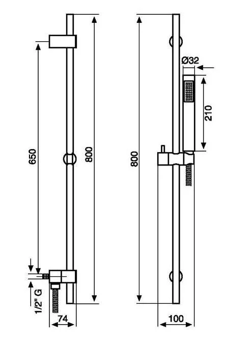 Душевая система Emmevi CRC02669 - фото 2