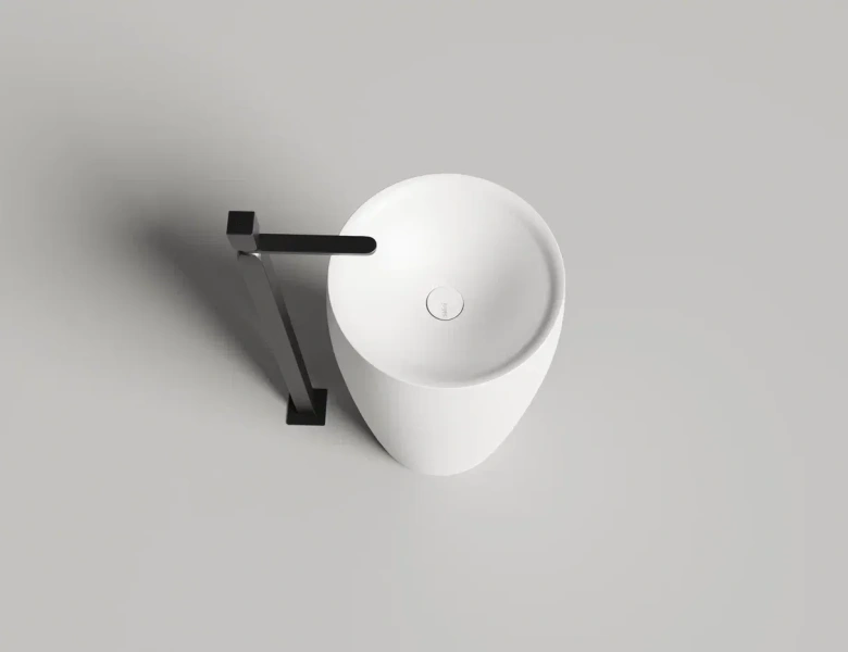 Раковина напольная Salini Alda 03 белая, 45 см - фото 6